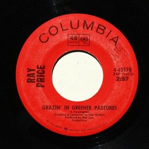 Ray Price For The Good Times/Grazin' In Greener Pastures 45 rpm Vinyl 7" Record